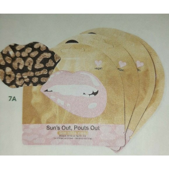 4 Pcs SF Glow Foil Lip Masks Suns Out Pouts Out from FabFitFun  Box - Picture 6 of 7